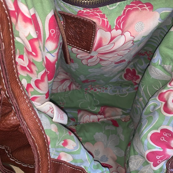 Lucky Brand Vtg Leather Hobo Shoulder Bag - Picture 4 of 11